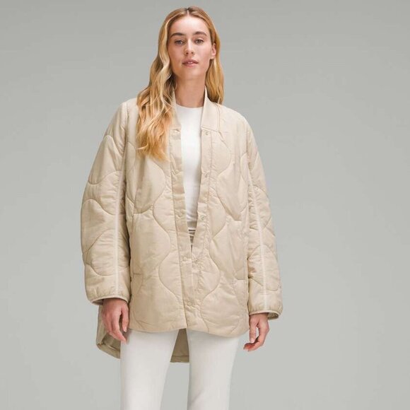 Lululemon Quilted Light Insulation Jacket Trench 14 NEW - Picture 10 of 11